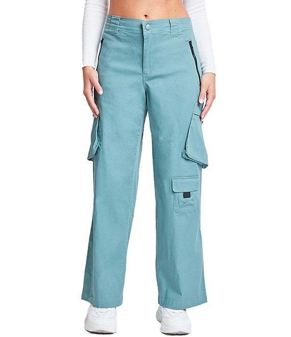 YMI Jeanswear High Rise Relaxed Straight Leg Cargo Pants Product Image