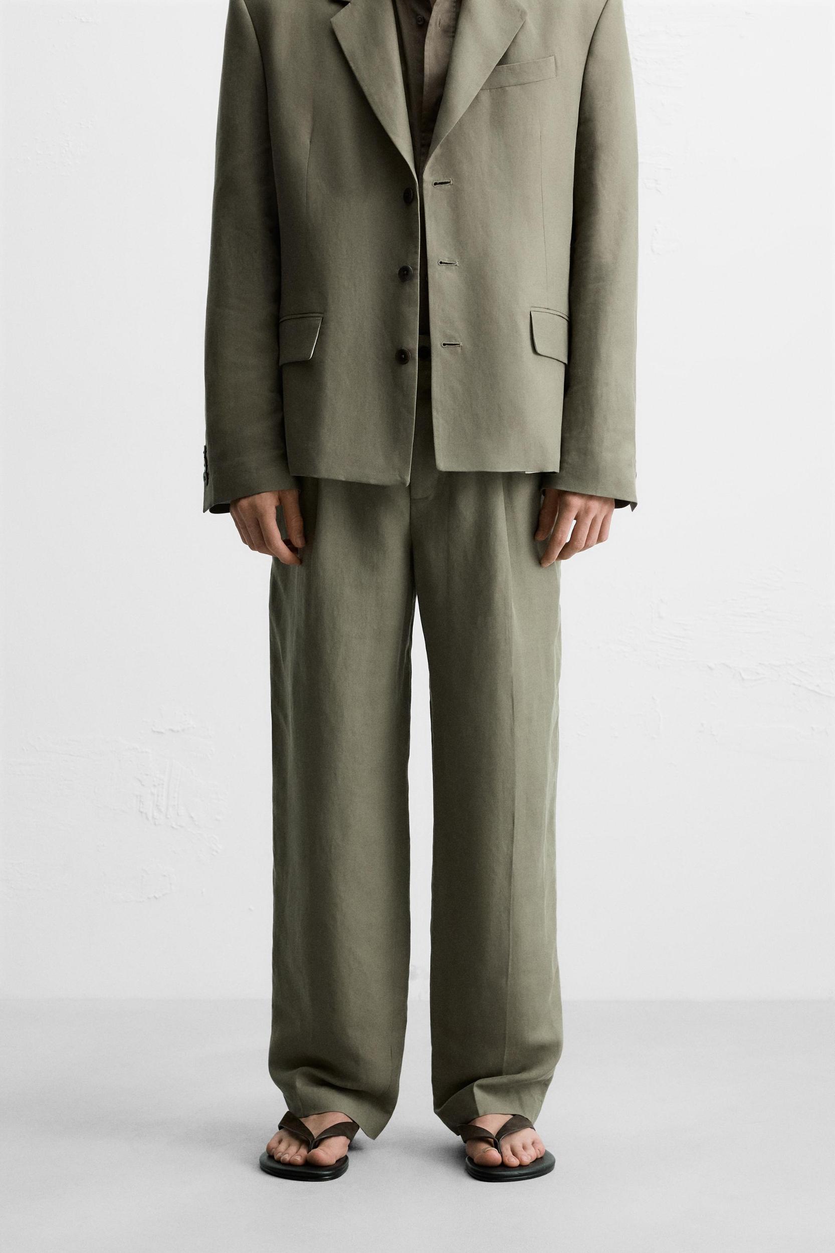LYOCELL - LINEN SUIT PANTS Product Image