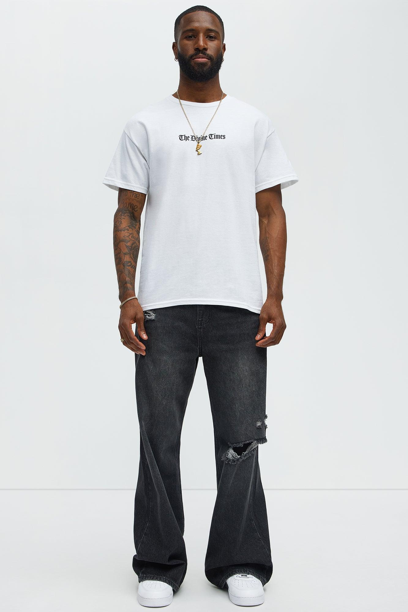 The Divine Times Short Sleeve Tee - White Male Product Image