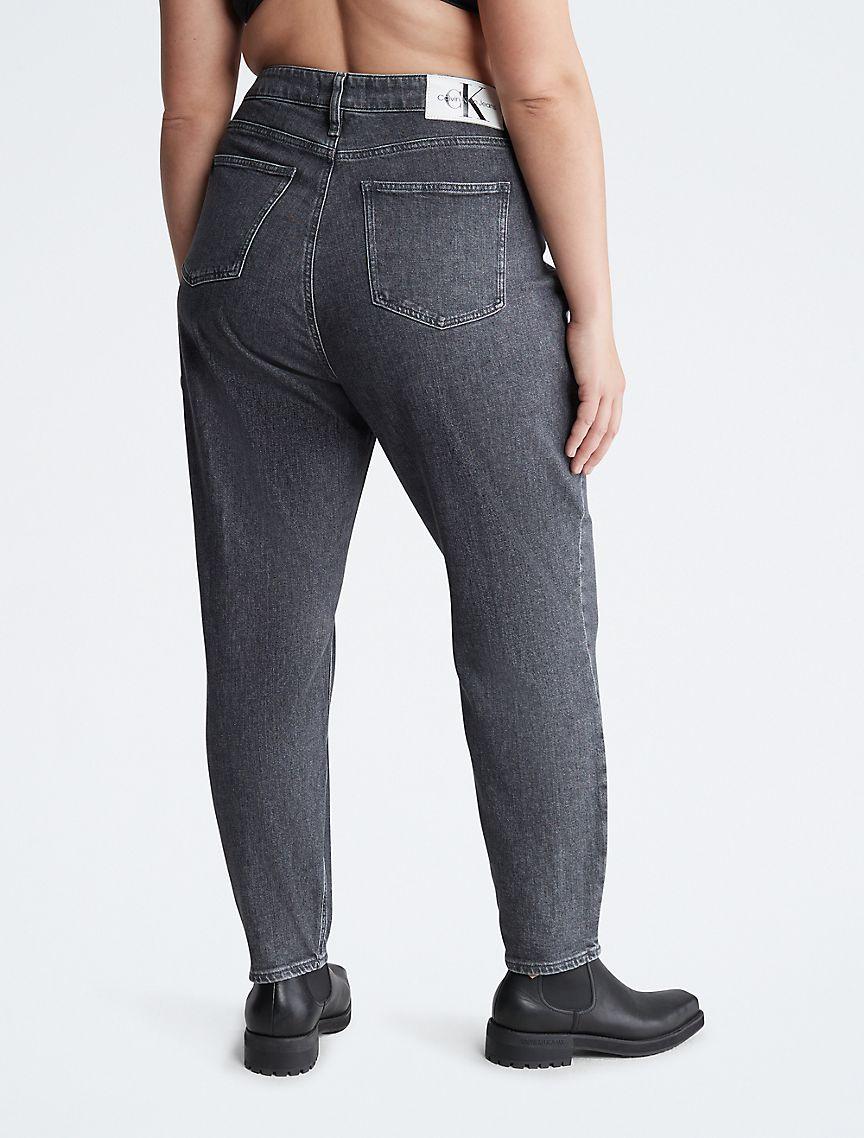 Plus Size Mom Fit Jeans Product Image