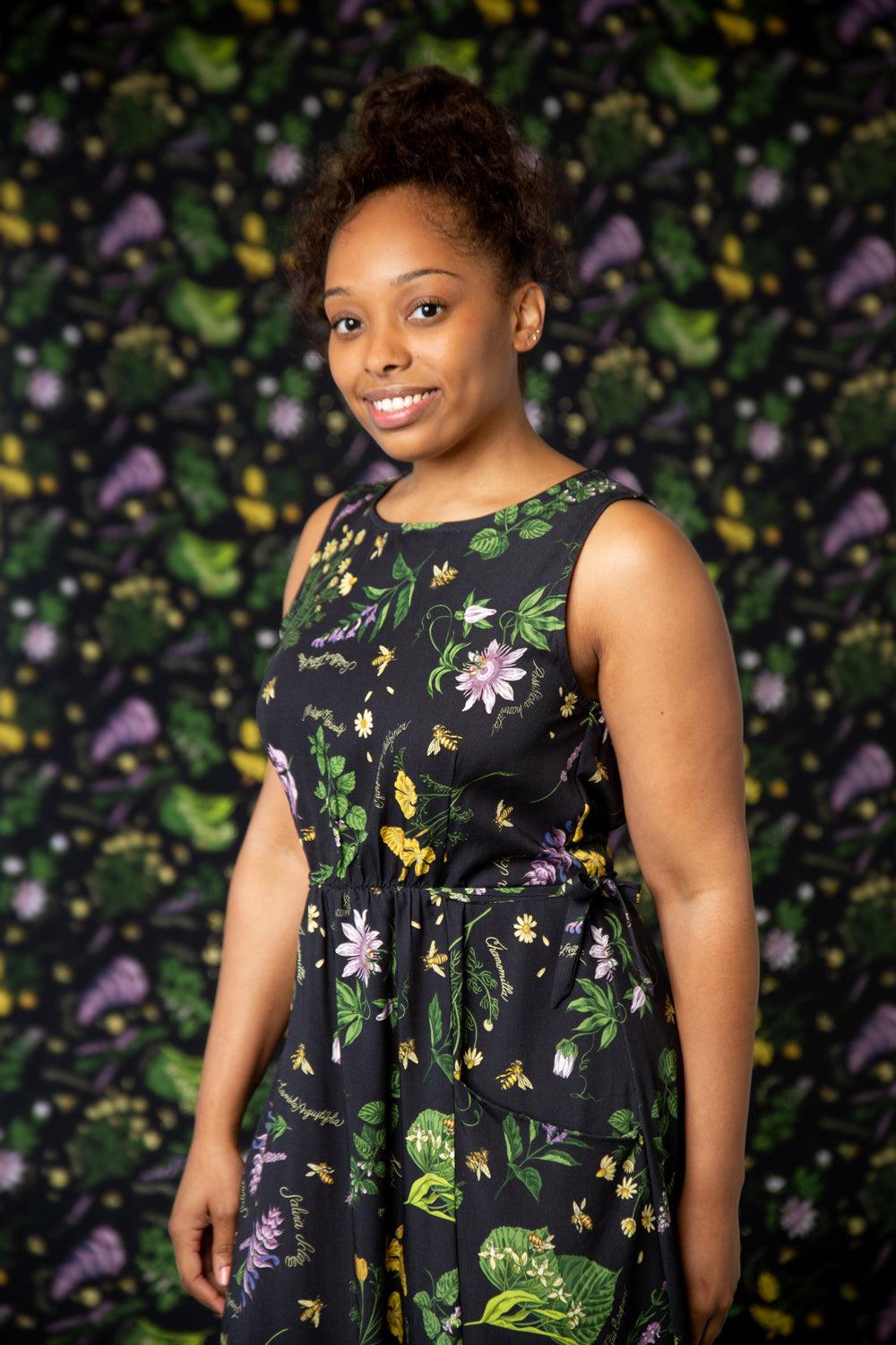 Rhiannon Dress in Nervine Ecovero Product Image