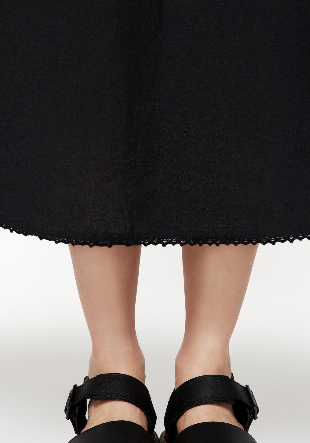 Larissa Hand Embroidered Smocked Midaxi Dress Product Image