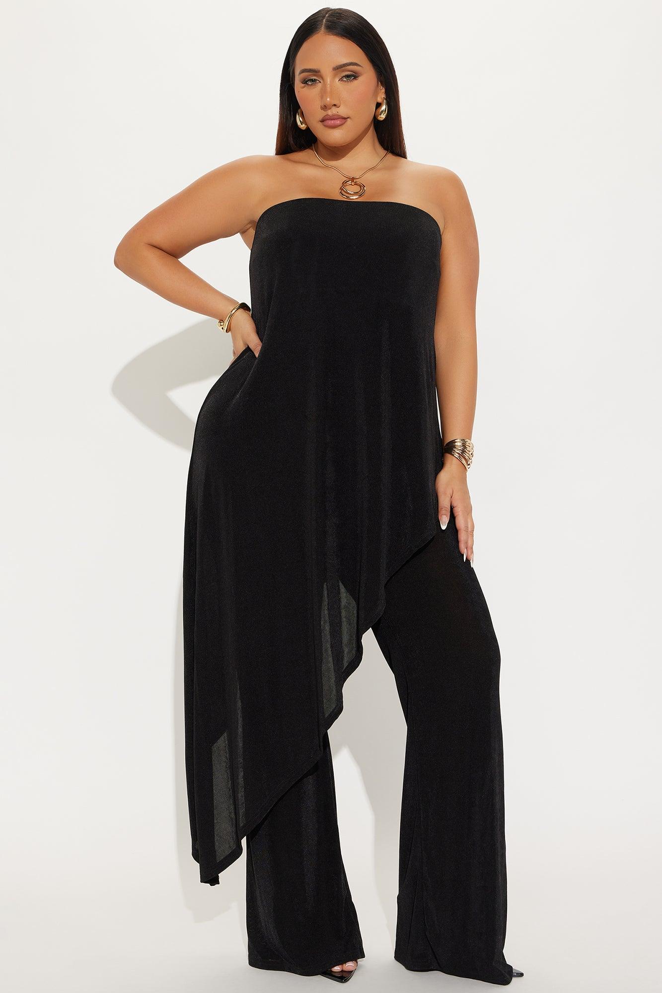 Meant To Be Slinky Jumpsuit - Black Product Image