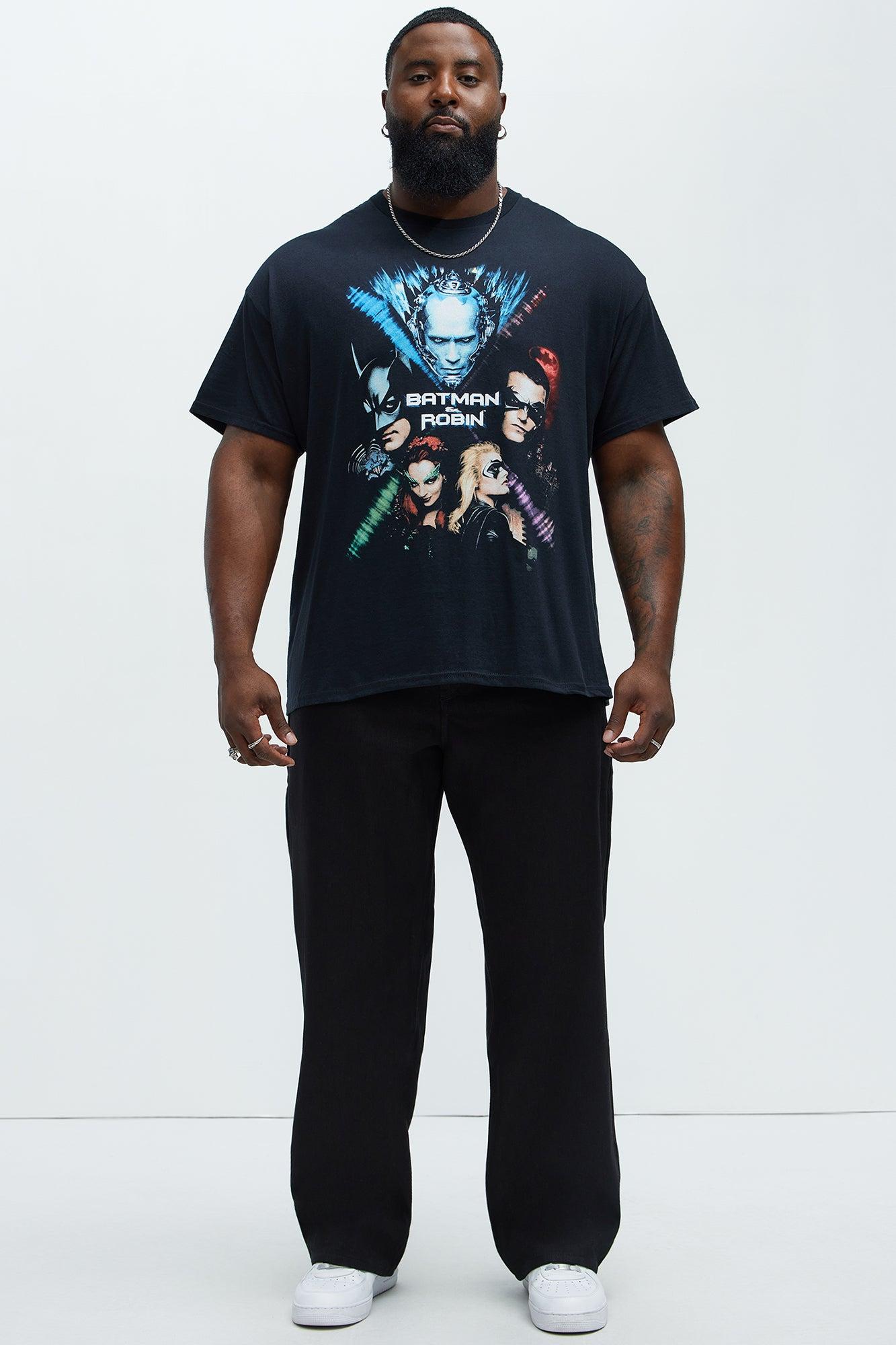 Batman & Robin Poster Short Sleeve Tee - Black Product Image