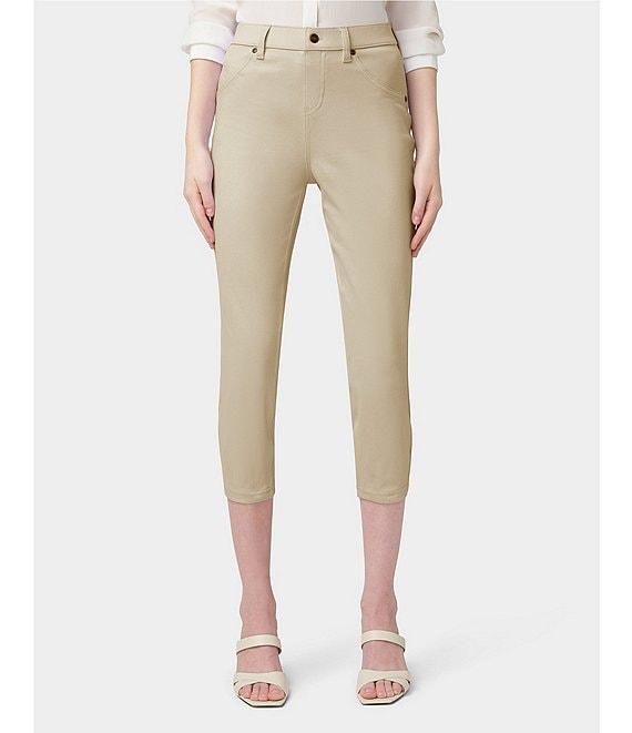 HUE Hi-Rise Ultra Soft Denim Capri Leggings Product Image