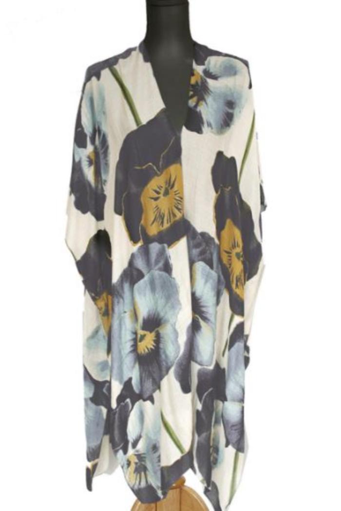 Viscose/Modal Long Kimono Product Image