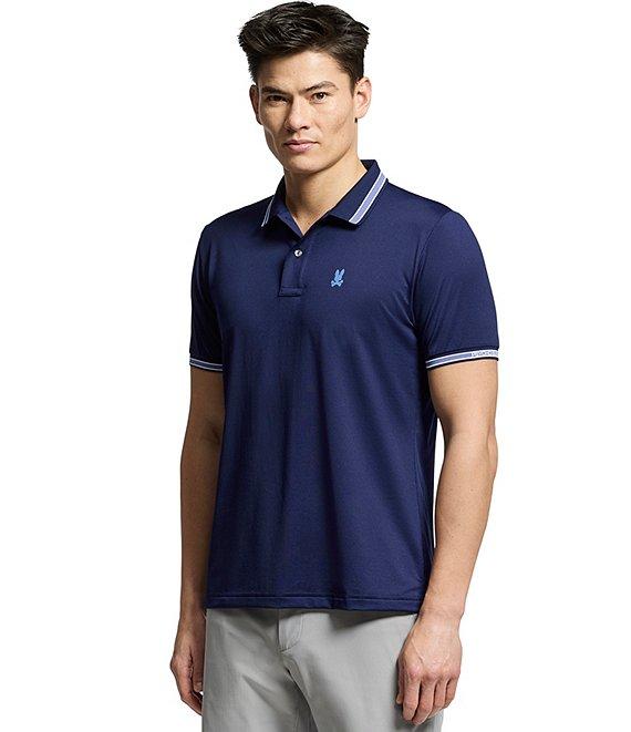 Psycho Bunny Forrest Sport Pique Short Sleeve Polo Shirt Product Image