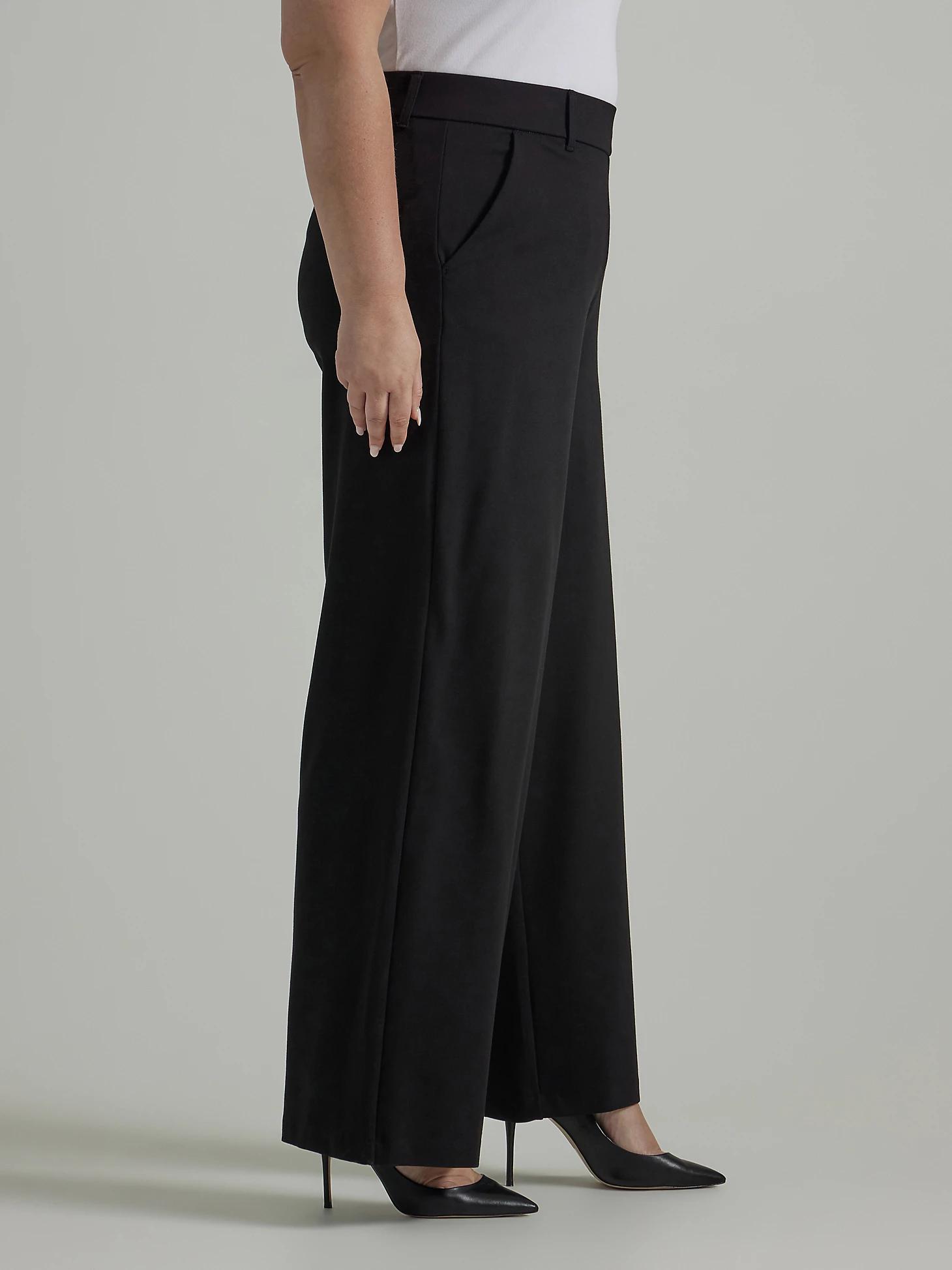 Women's Ultra Lux Comfort Any Wear Wide Leg Pant (Plus) | Women's Pants | Lee® Product Image