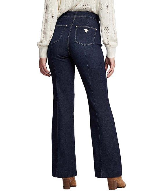 Guess New Faye High Rise Straight Leg Pants Product Image
