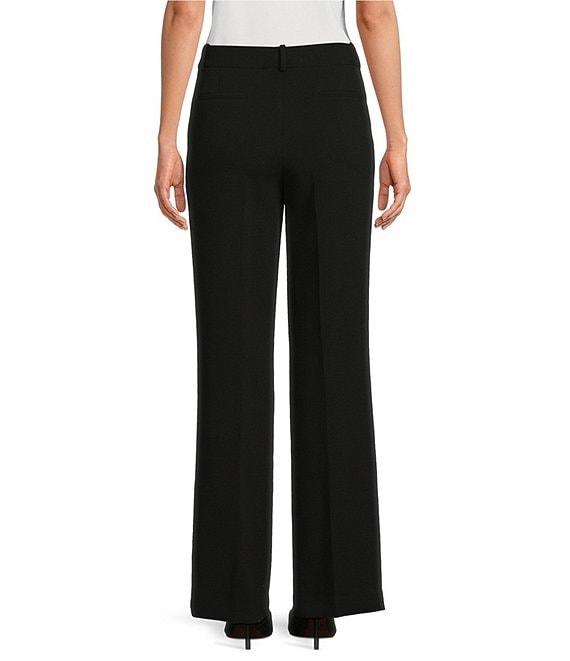 KARL LAGERFELD PARIS Crepe Bootcut Full Length Pant Product Image