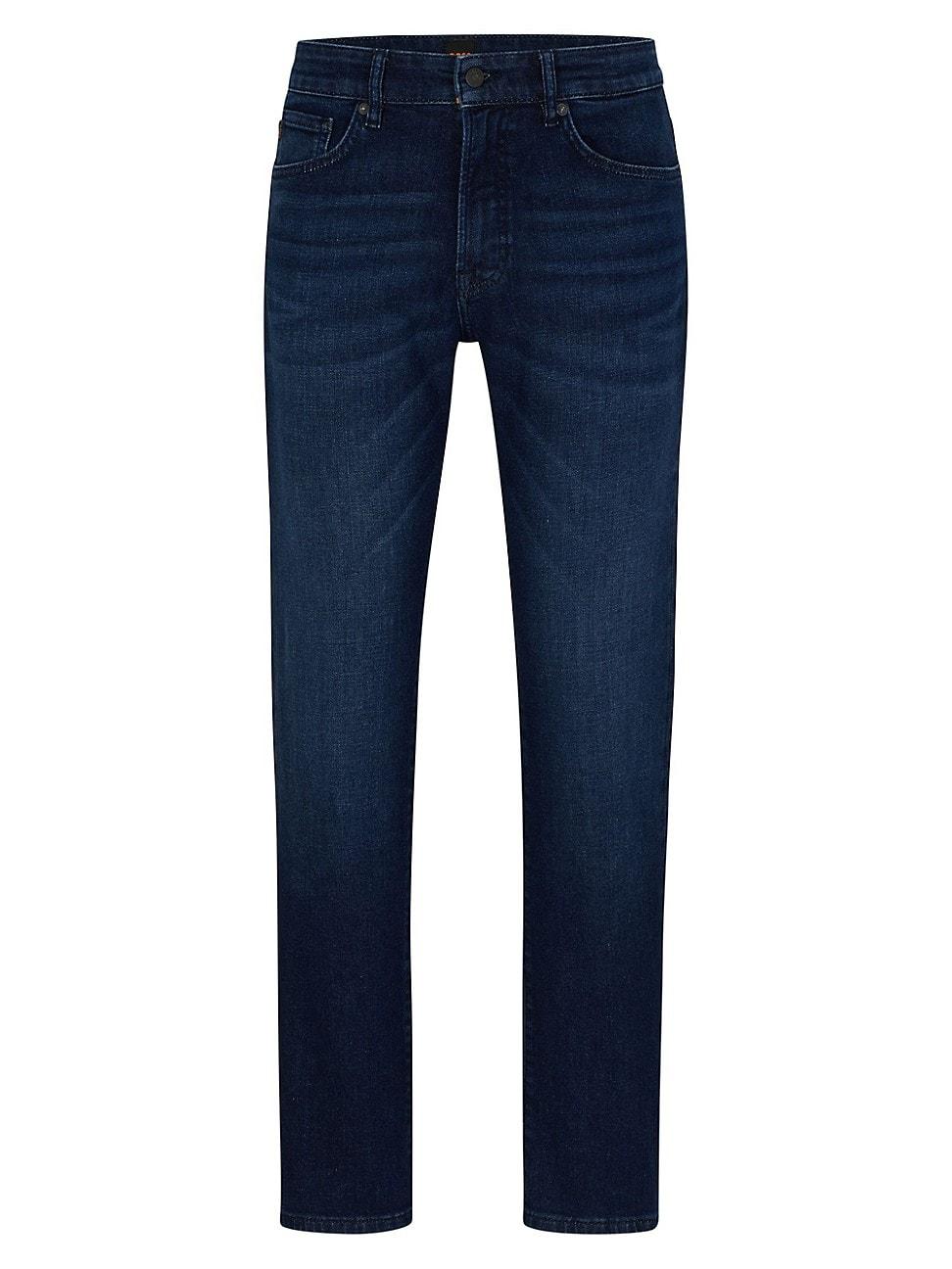 Mens Regular Fit Jeans in Comfort Stretch Denim Product Image