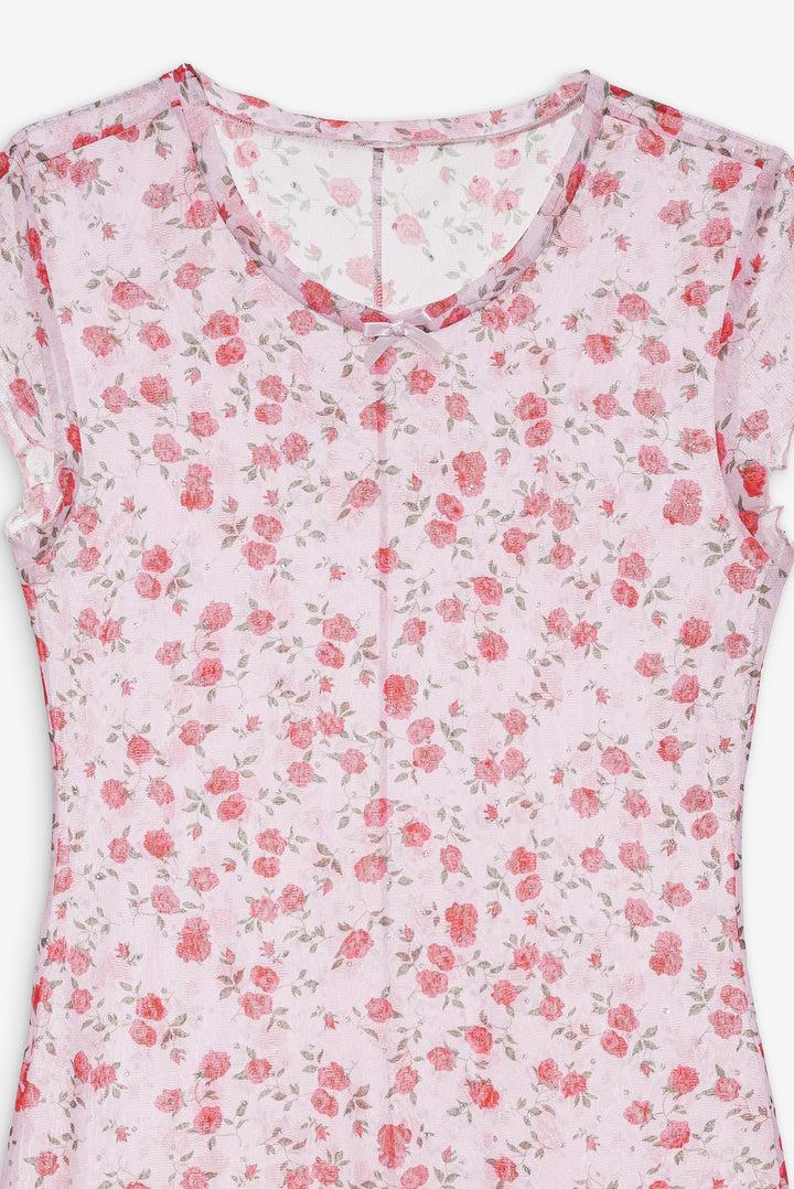 Lottie Slip Dress — Pink Product Image