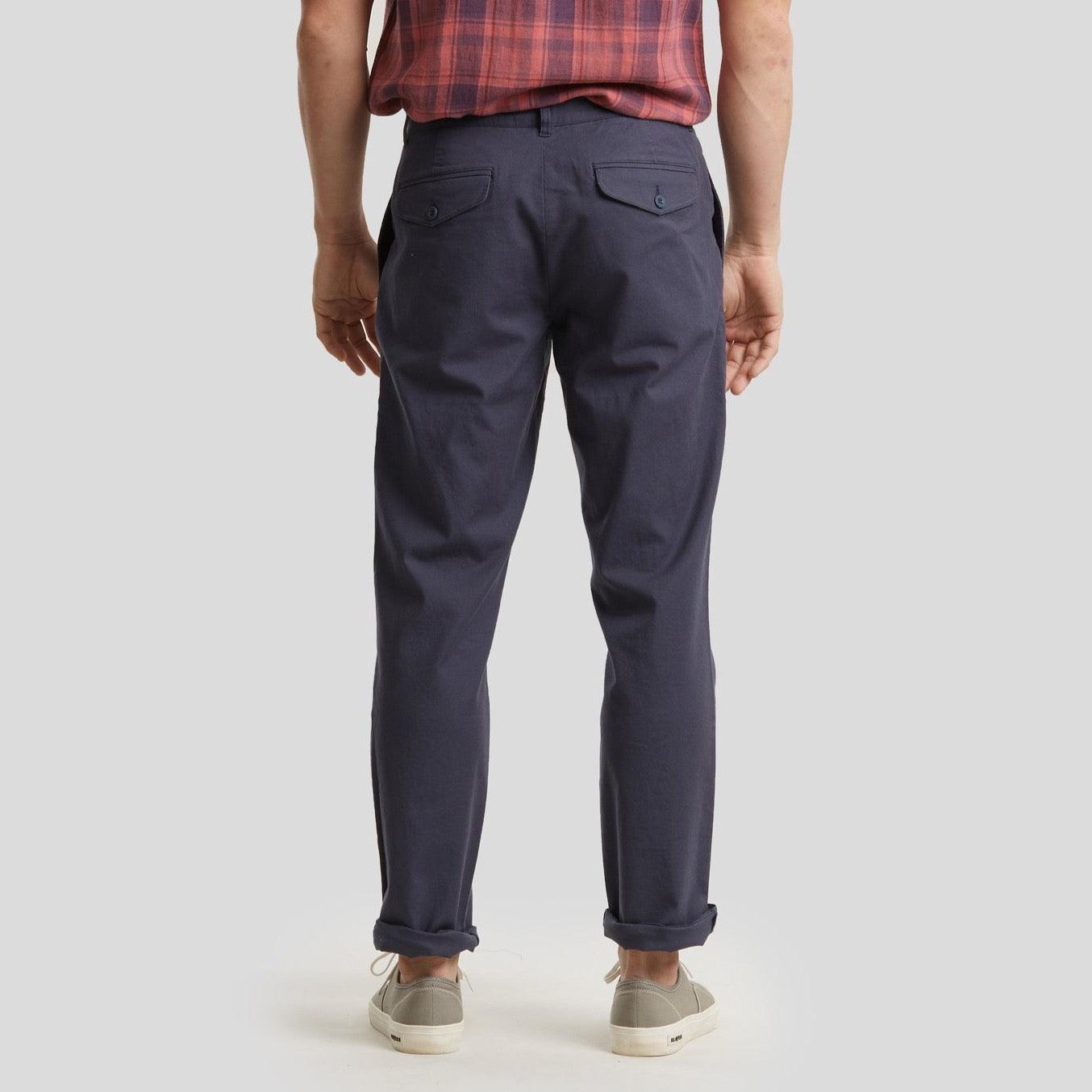 Newport Canvas Stretch Pants - Grisaille Blue Product Image