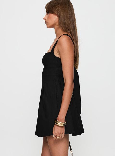 Xanthus Mini Dress Black Product Image