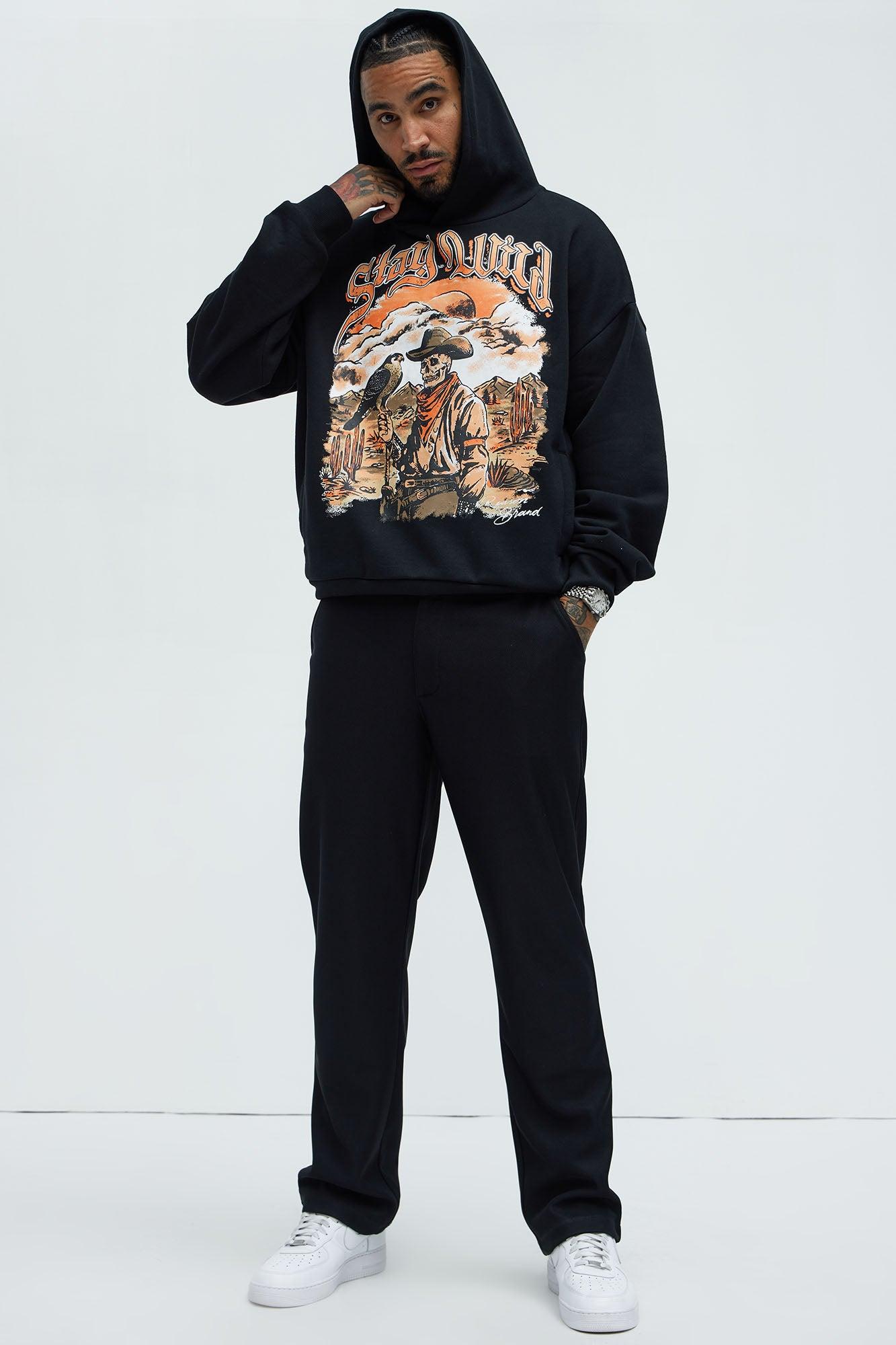 Stay Wild Hoodie - Black Product Image