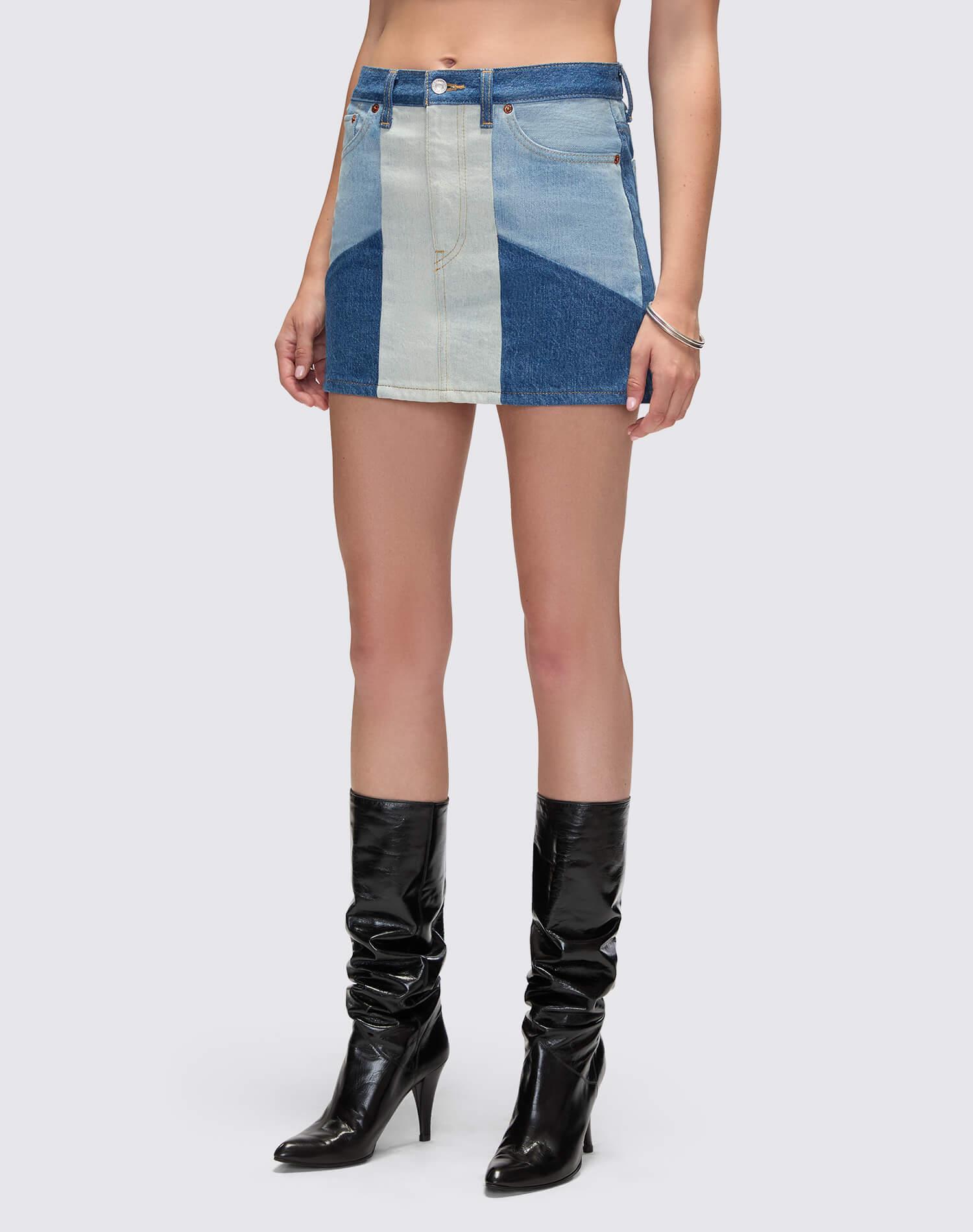 The Ollie Skirt - Vintage Patchwork Product Image