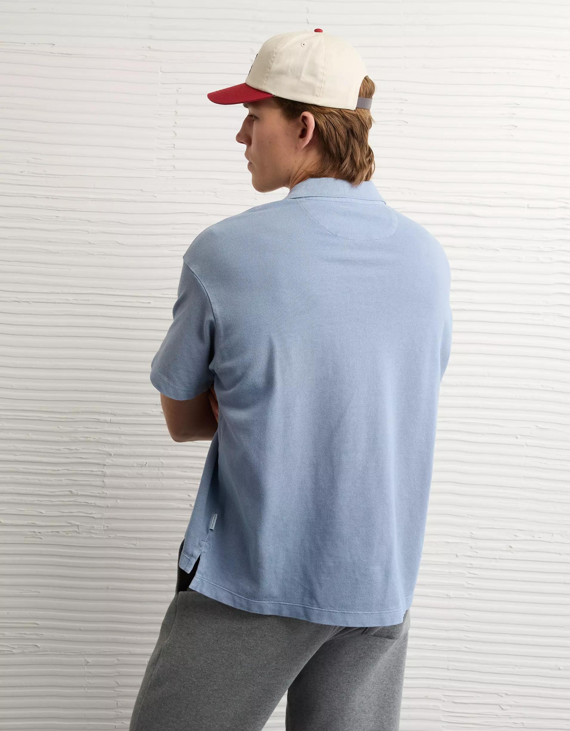 AE Boxy Polo Shirt Product Image