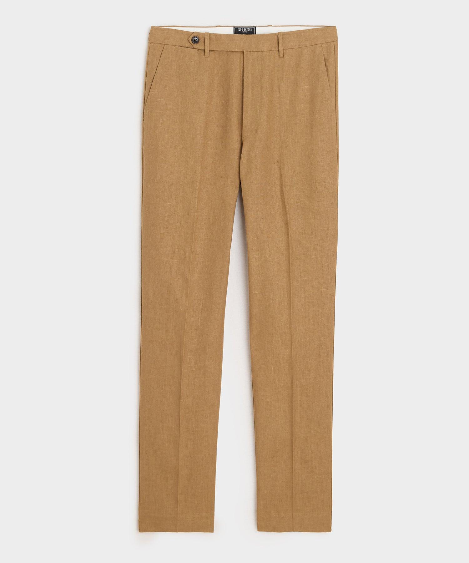 Straight Fit Linen Beach Pant Product Image