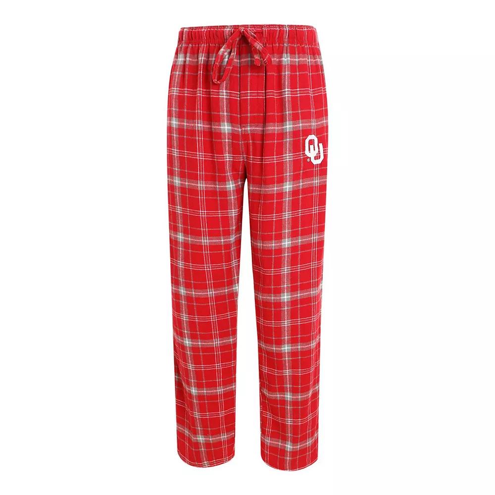 Men's Concepts Sport Crimson Oklahoma Sooners Big & Tall Ultimate Plaid Pants,  Product Image