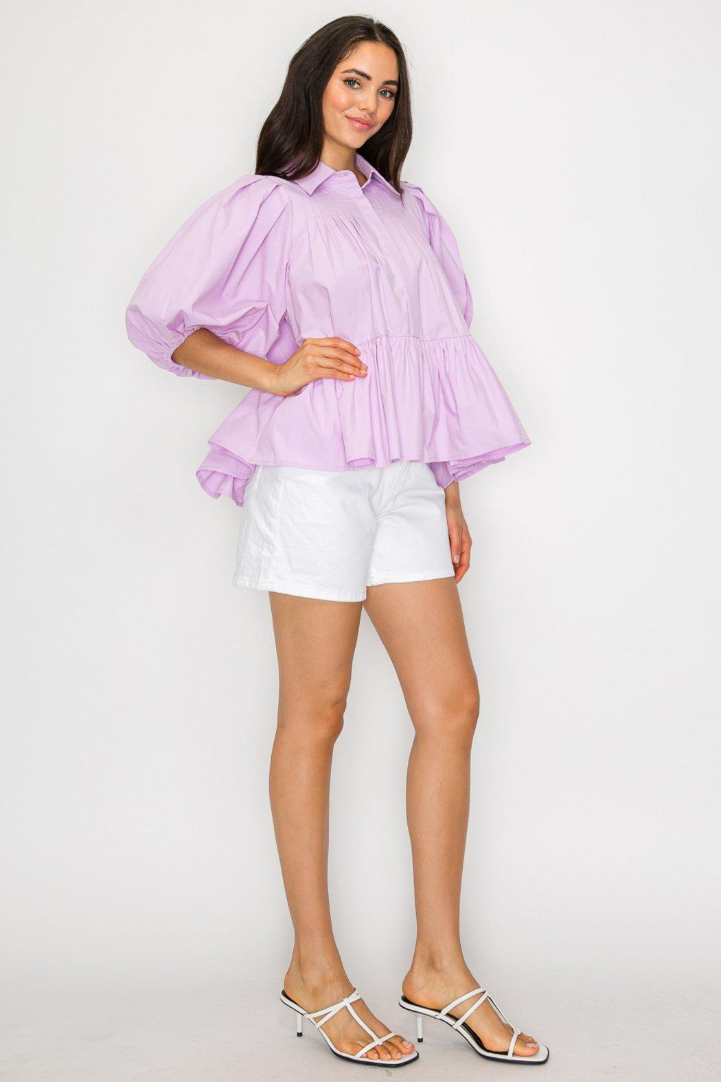 Lavender Breeze Blouse Product Image