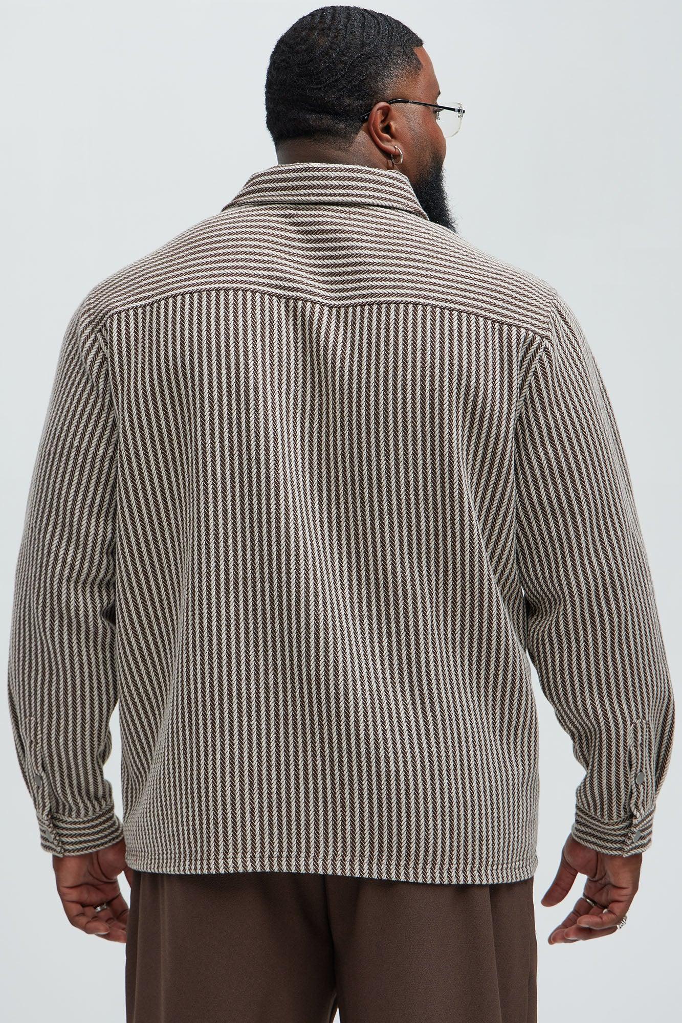 Stimson Herringbone Shirt - Brown Combo Product Image