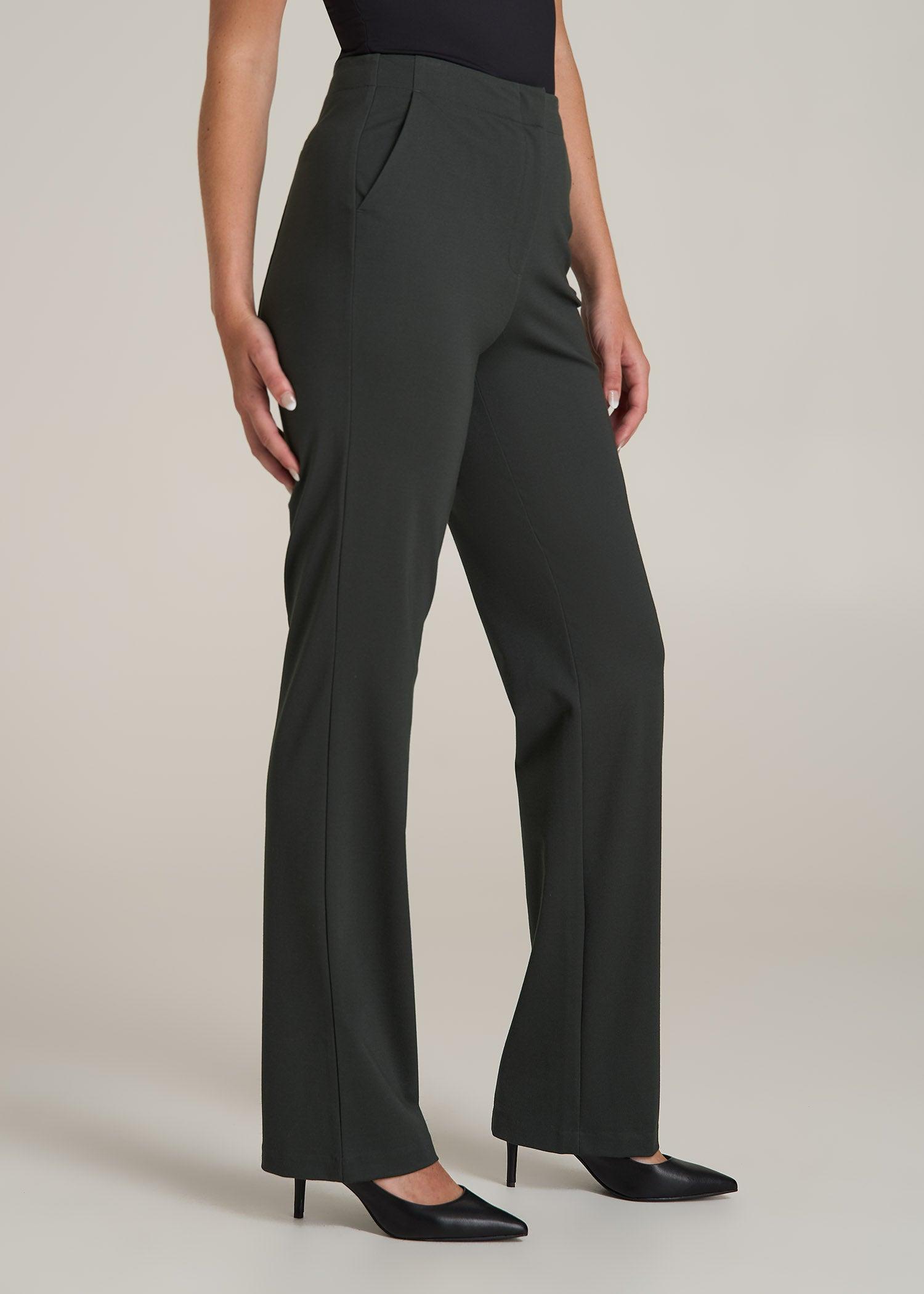 Straight Leg Dress Pants for Tall Women in Pine Grove Female Product Image