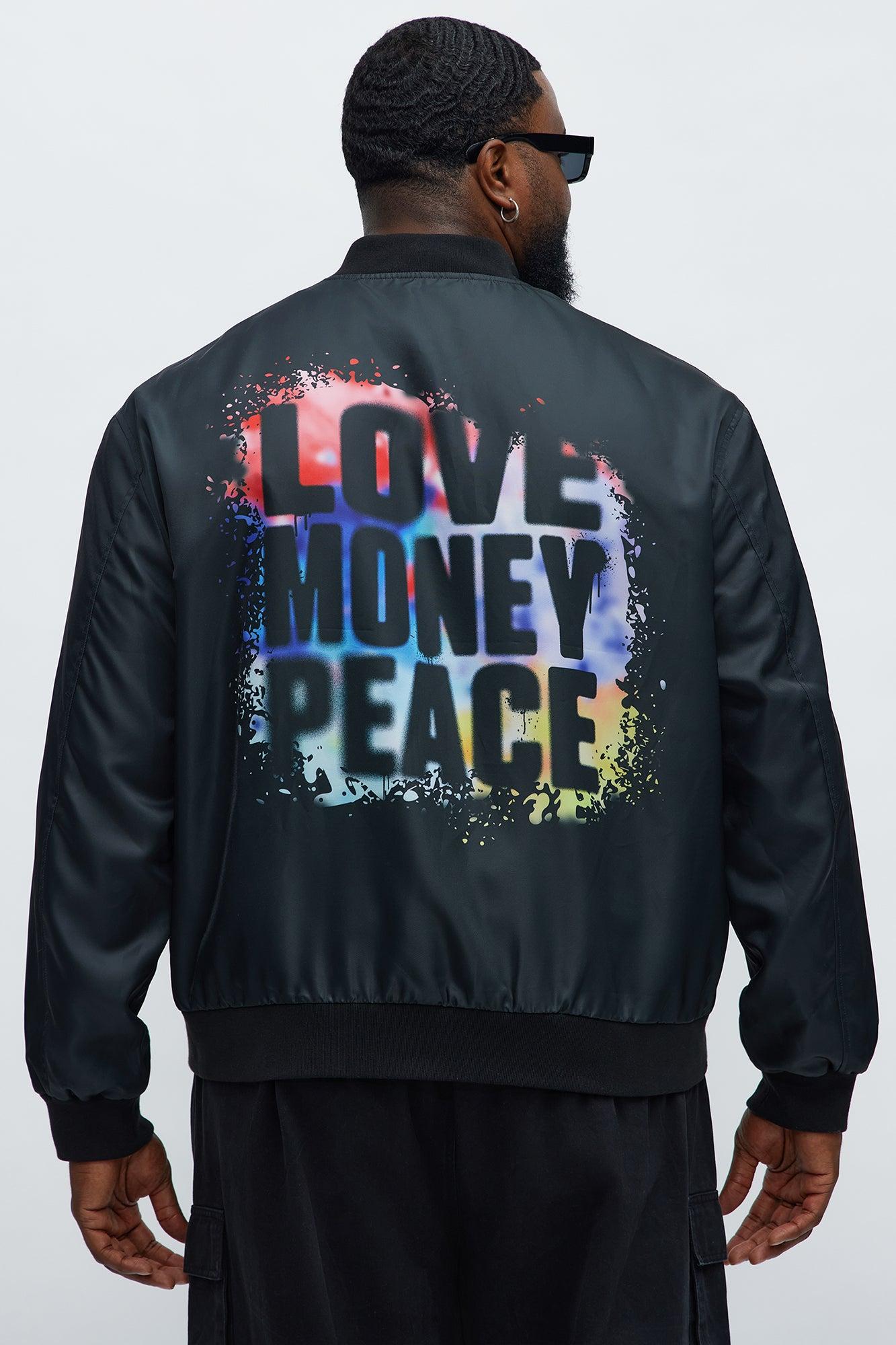 Cropped Urban Bomber Jacket - Black Male Product Image