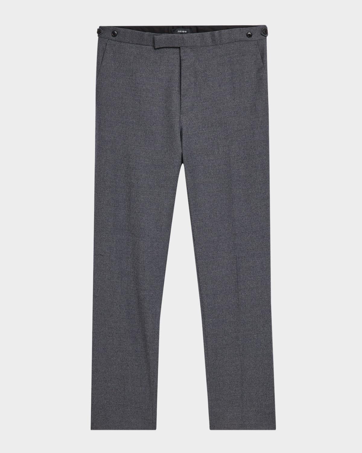 Mens Flannel Trousers with Side Adjusters Product Image