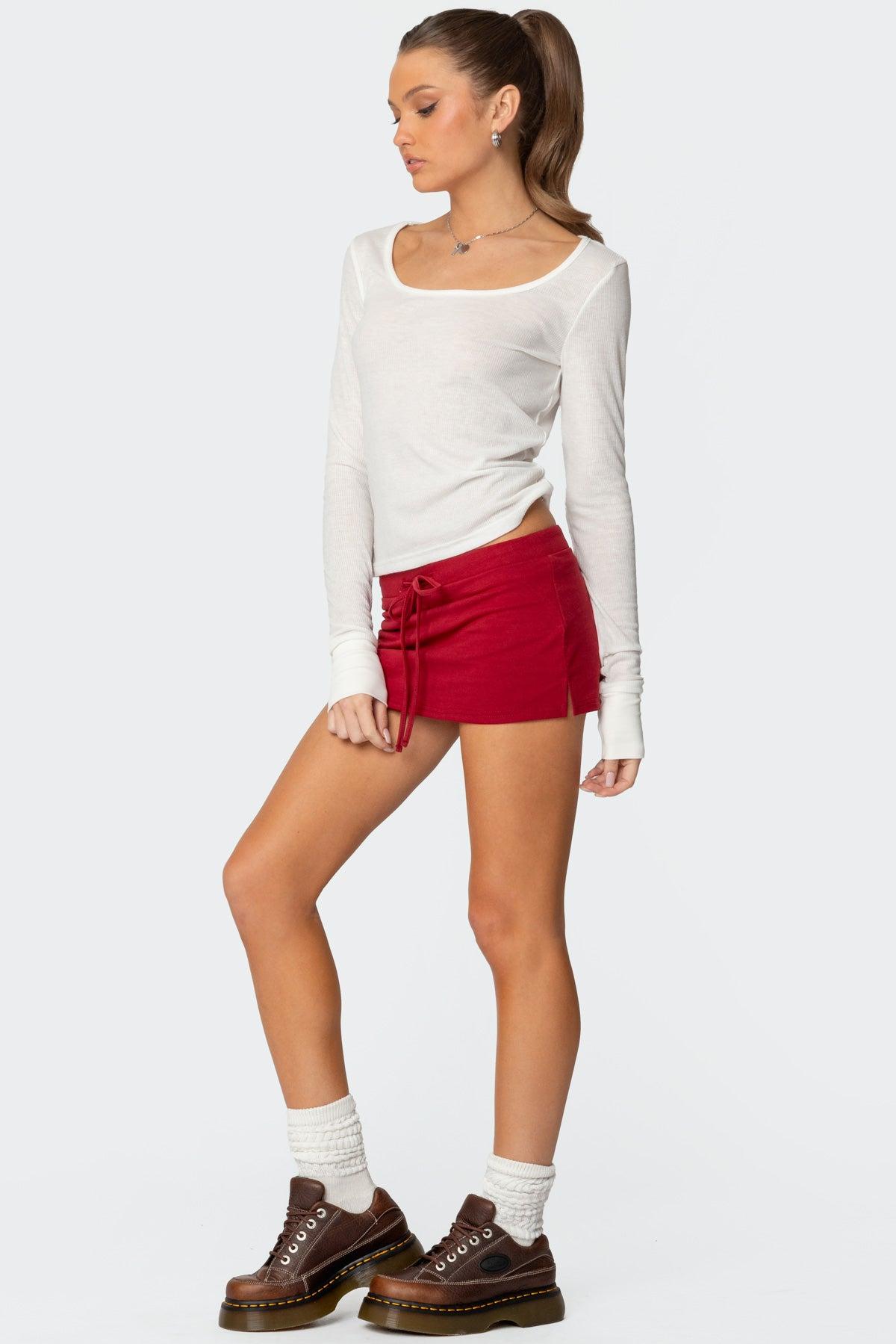 Bayside Slitted Micro Skort Product Image