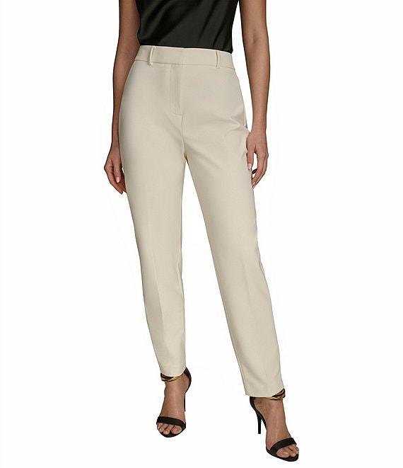 Donna Karan High-Rise Slim Leg Ankle Length Pant Product Image