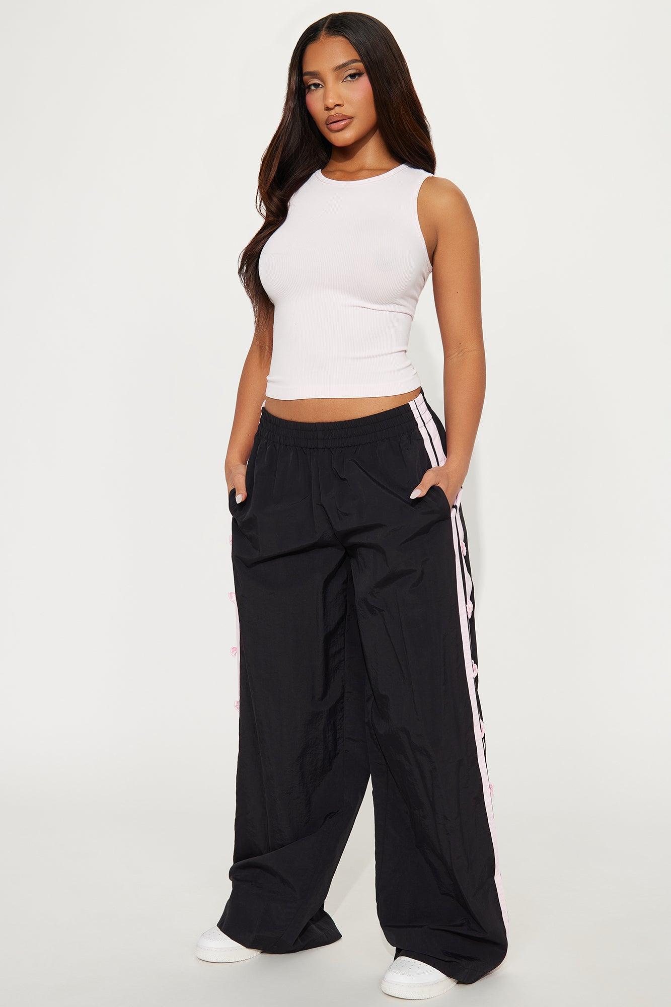 If You Behave Windbreaker Track Pant - Black Product Image