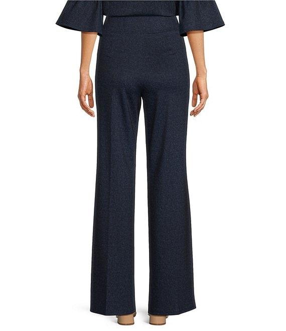 Jude Connally Elliott Stretch Knit Denim Coordinating Wide Leg Pull-On Pants Product Image