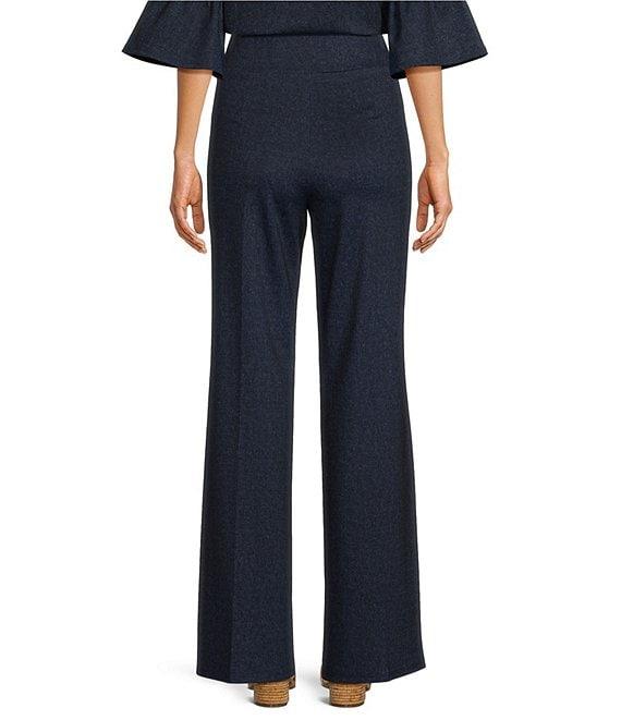 Jude Connally Elliott Stretch Knit Denim Coordinating Wide Leg Pull-On Pants Product Image