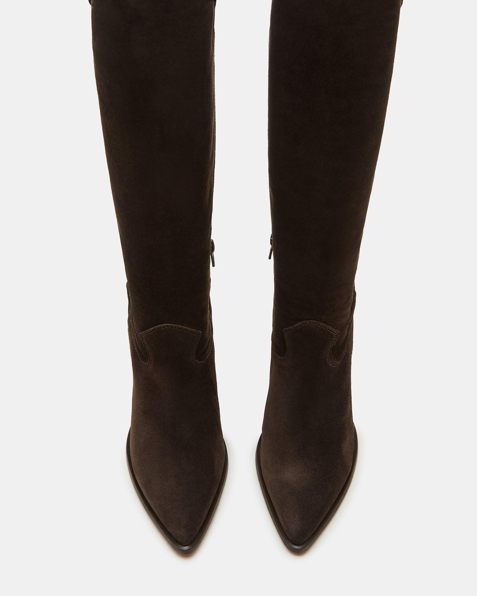 VESEY CHOCOLATE BROWN SUEDE Female Product Image