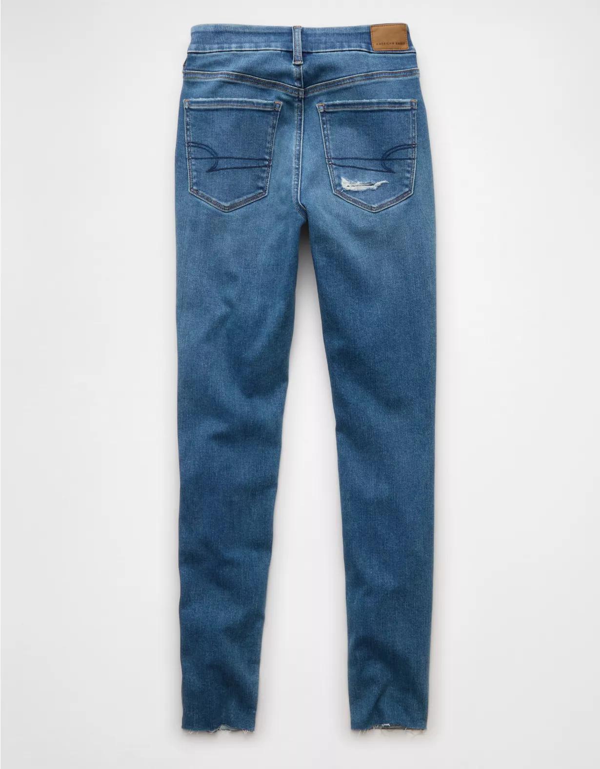 AE Next Level Curvy Ripped High-Waisted Jegging Product Image