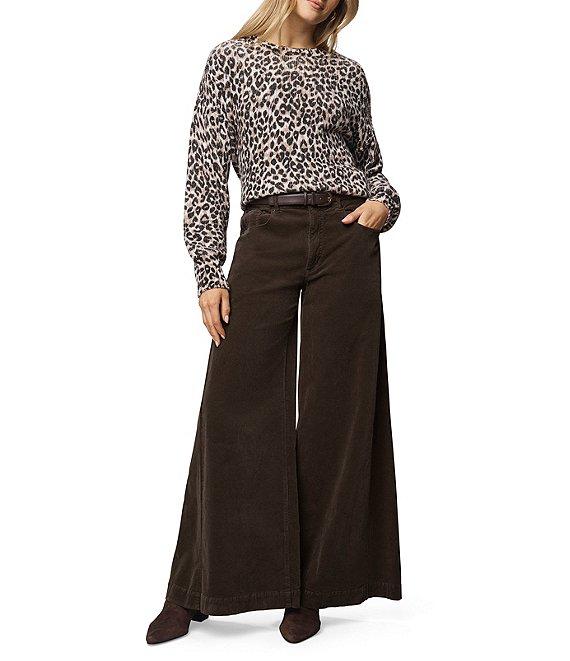 Splendid Monroe Corduroy Mid Rise Wide Leg Pants Product Image