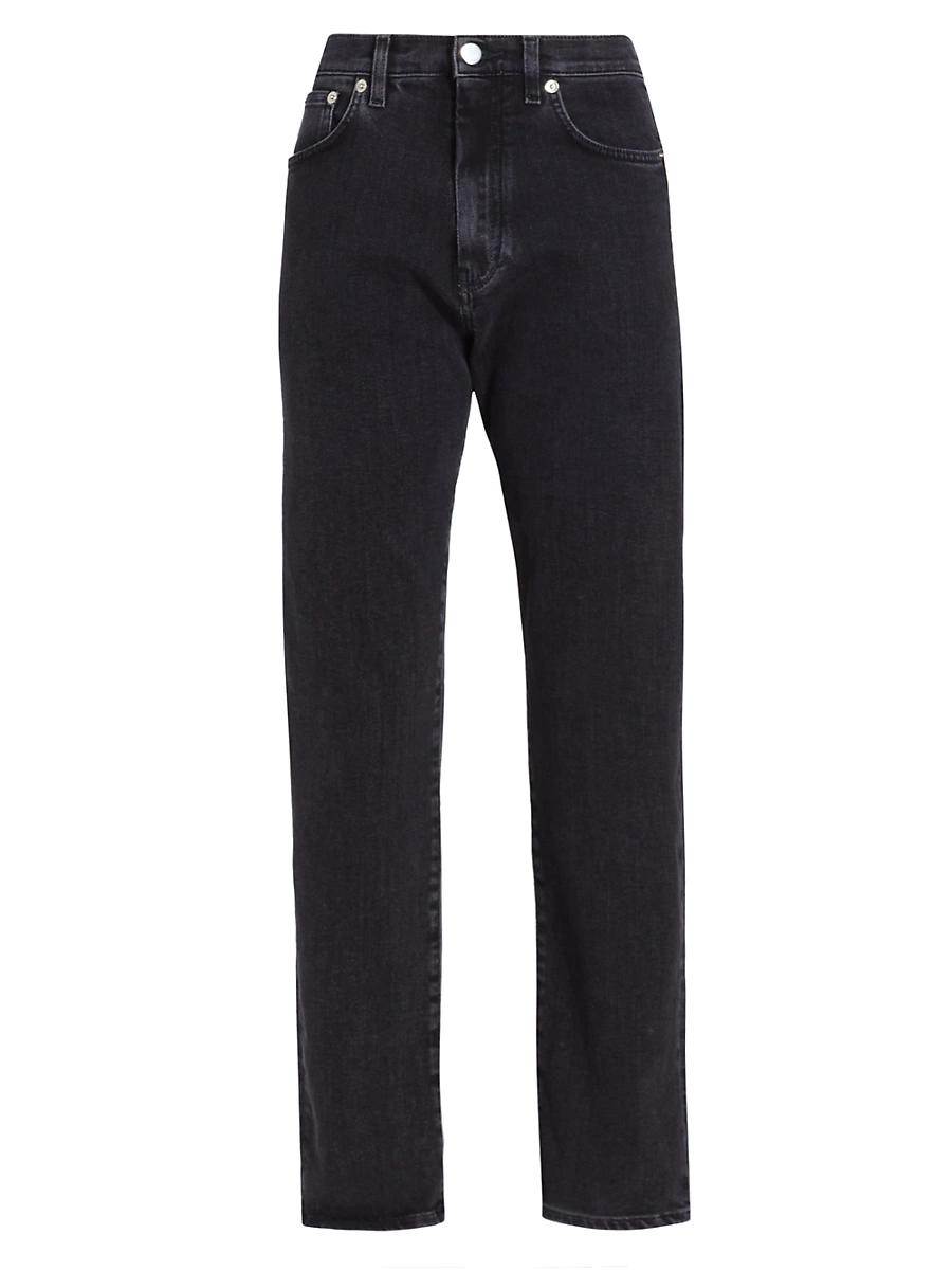 Womens High-Rise Straight-Leg Jeans Product Image