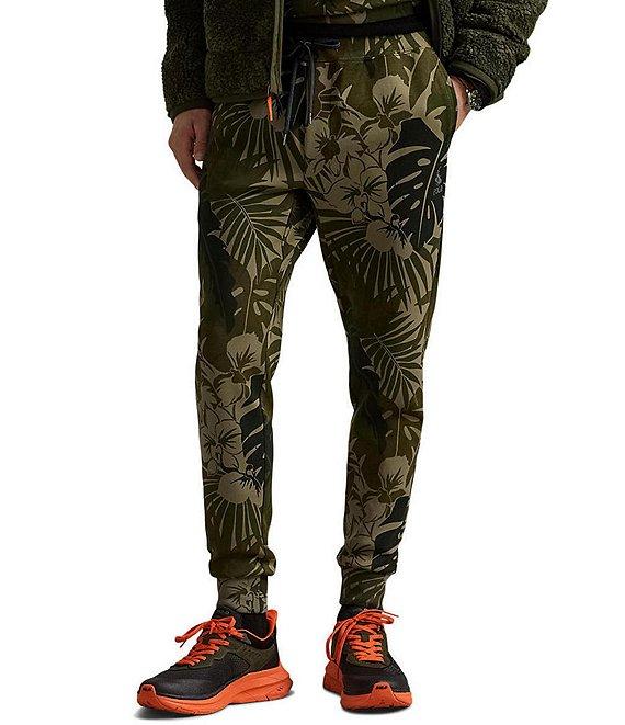 Polo Ralph Lauren Palm-Camo Double-Knit Jogger Pants Product Image