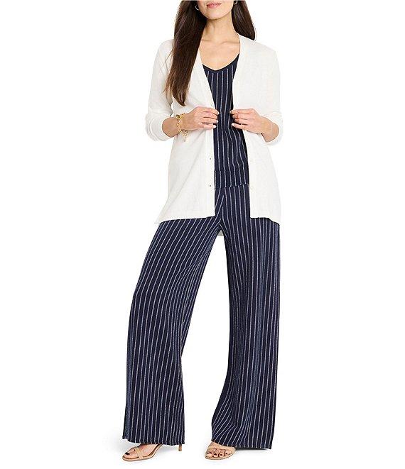 NIC + ZOE Destination Stripe V-Neck Sleeveless Coordinating Tank Product Image