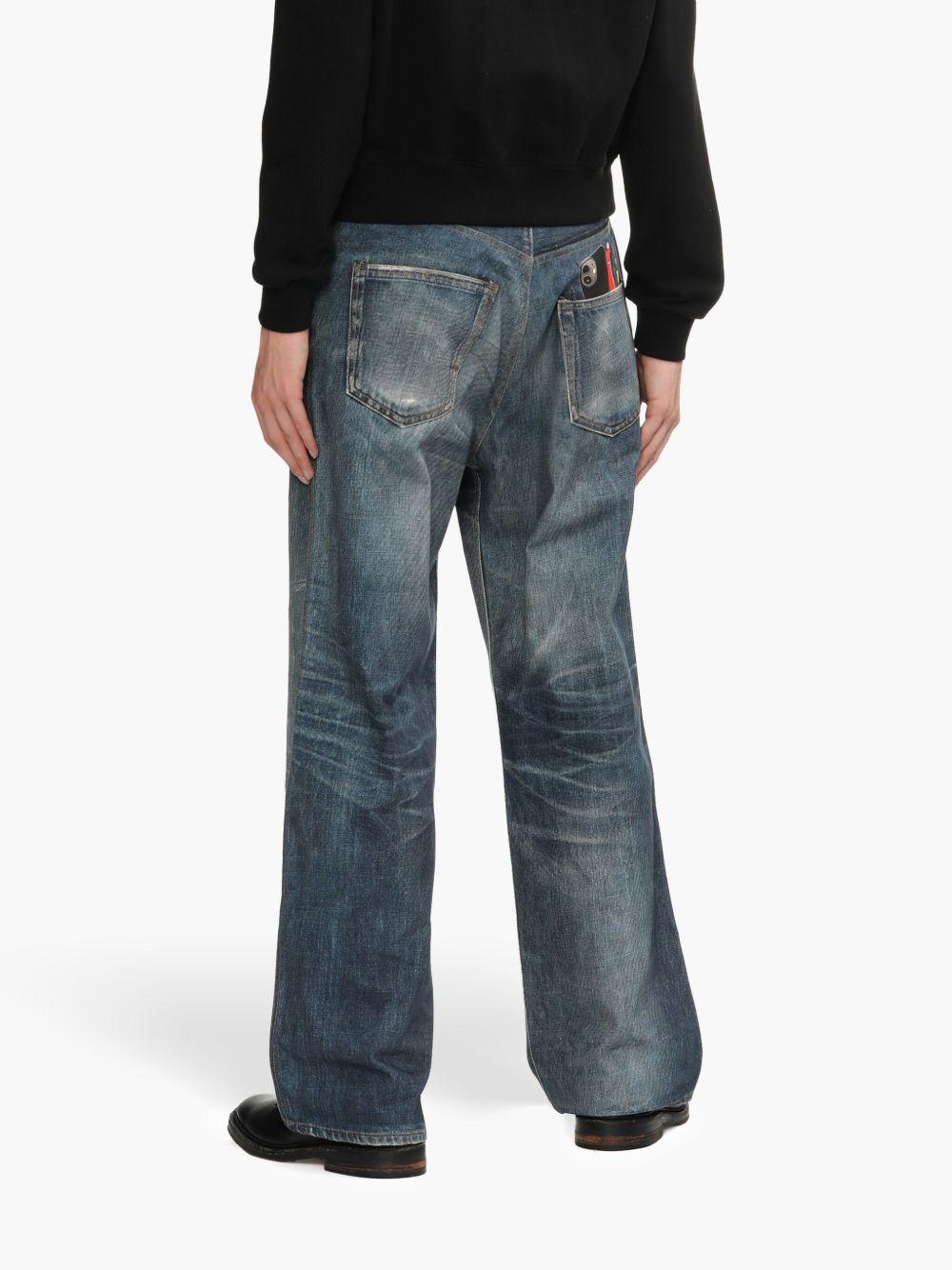 logo-patch wide-leg jeans  Product Image