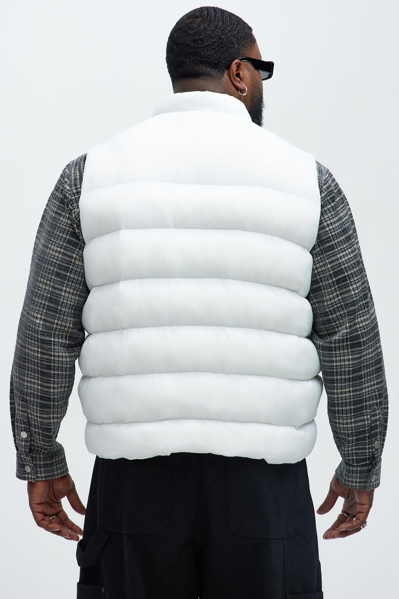 Shine Again Puffer Vest - White Product Image