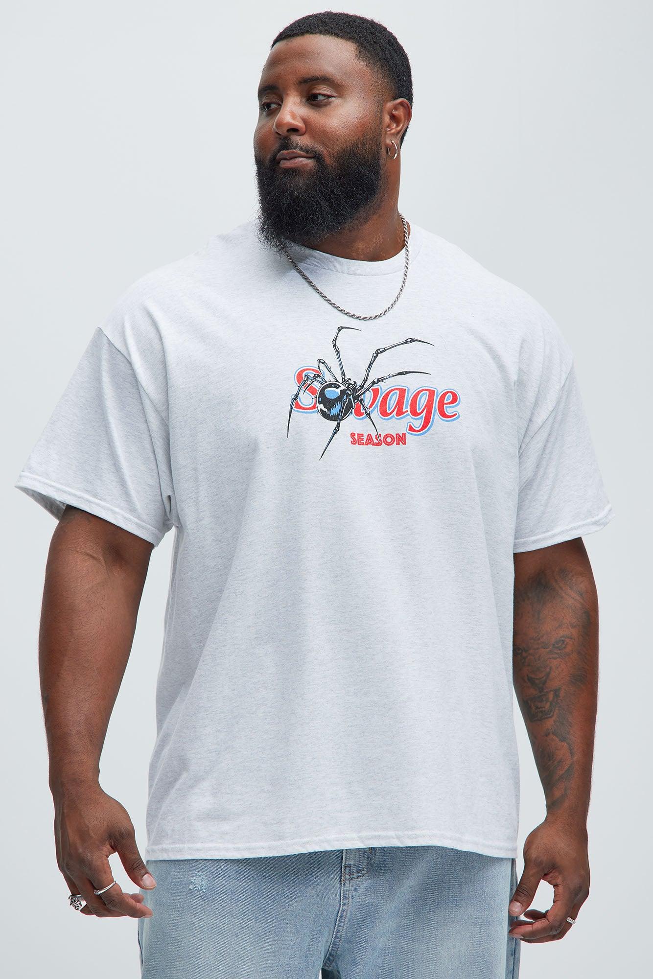 Savage Season Short Sleeve Tee - Heather Grey Product Image