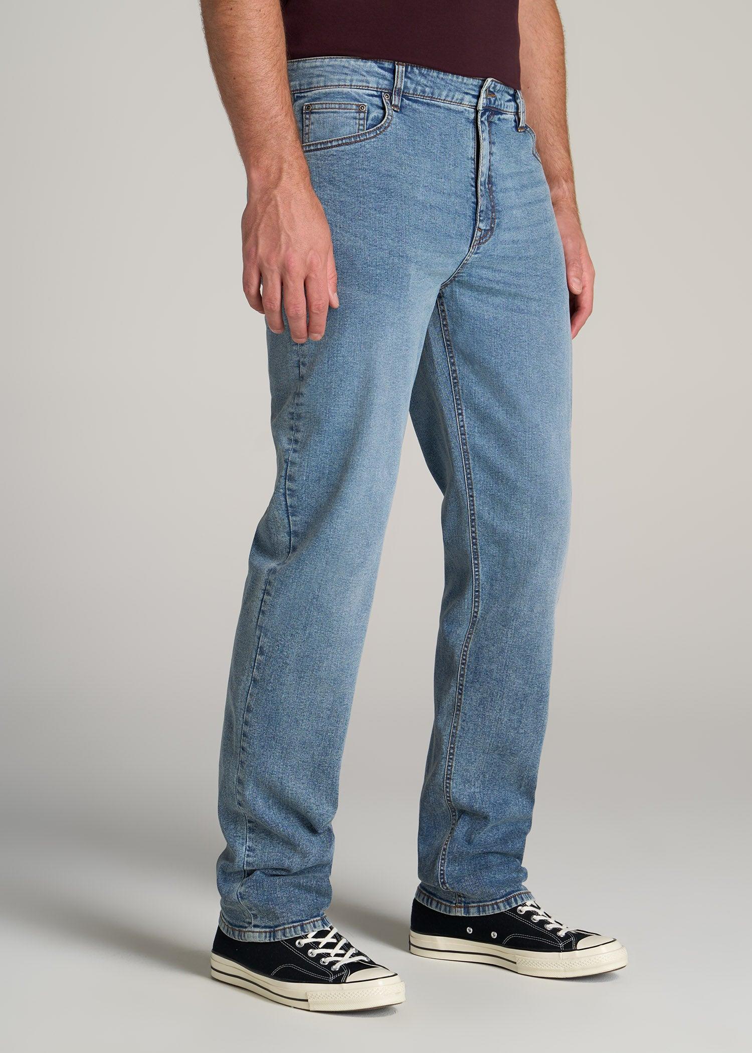 J1 STRAIGHT LEG Jeans for Tall Men in Vintage Faded Blue Male Product Image