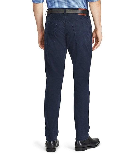 Polo Ralph Lauren Varick Slim Fit Sateen Stretch Pants Product Image
