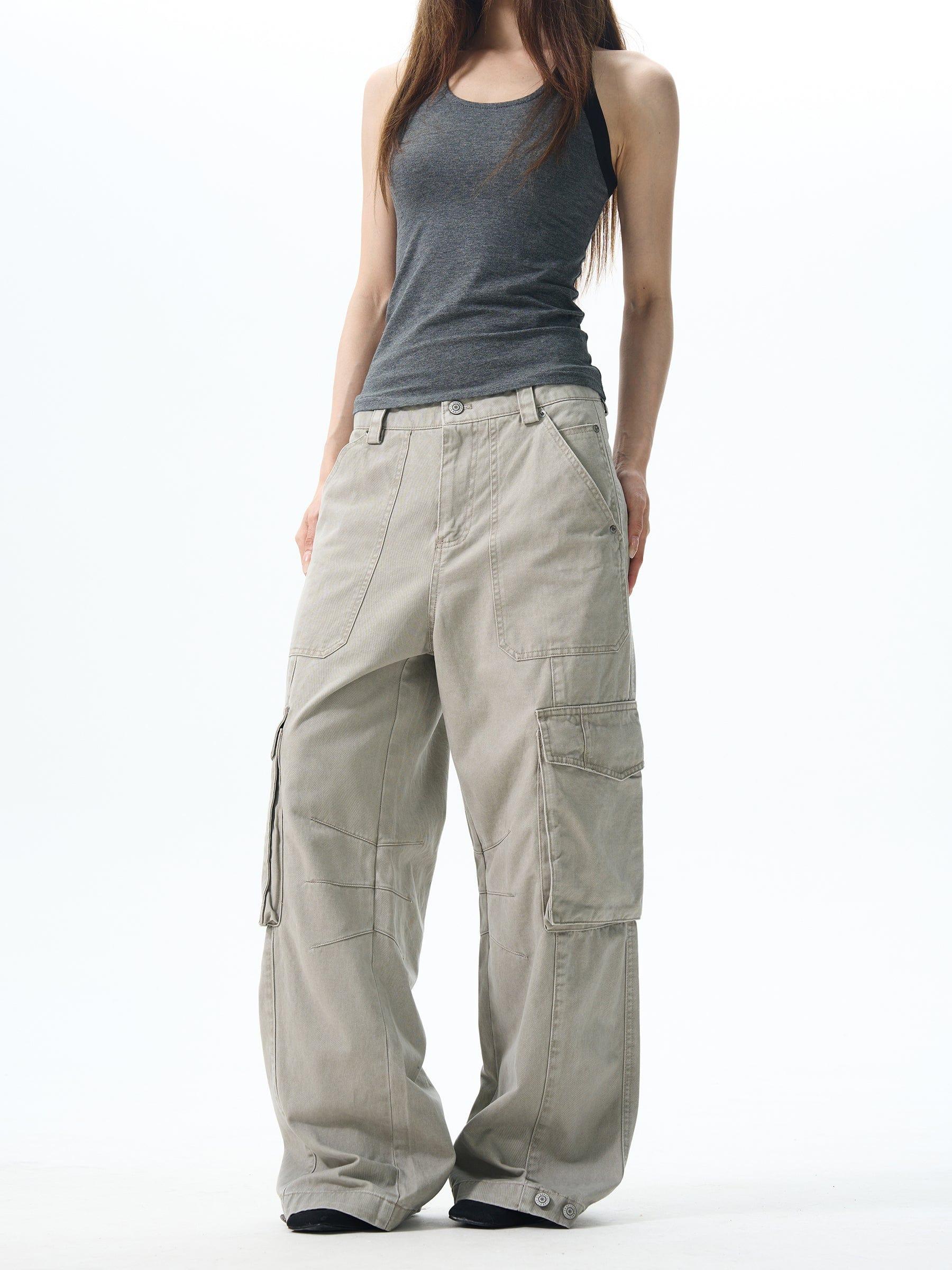 RT No. 12627 CARGO STRAIGHT PANTS Product Image