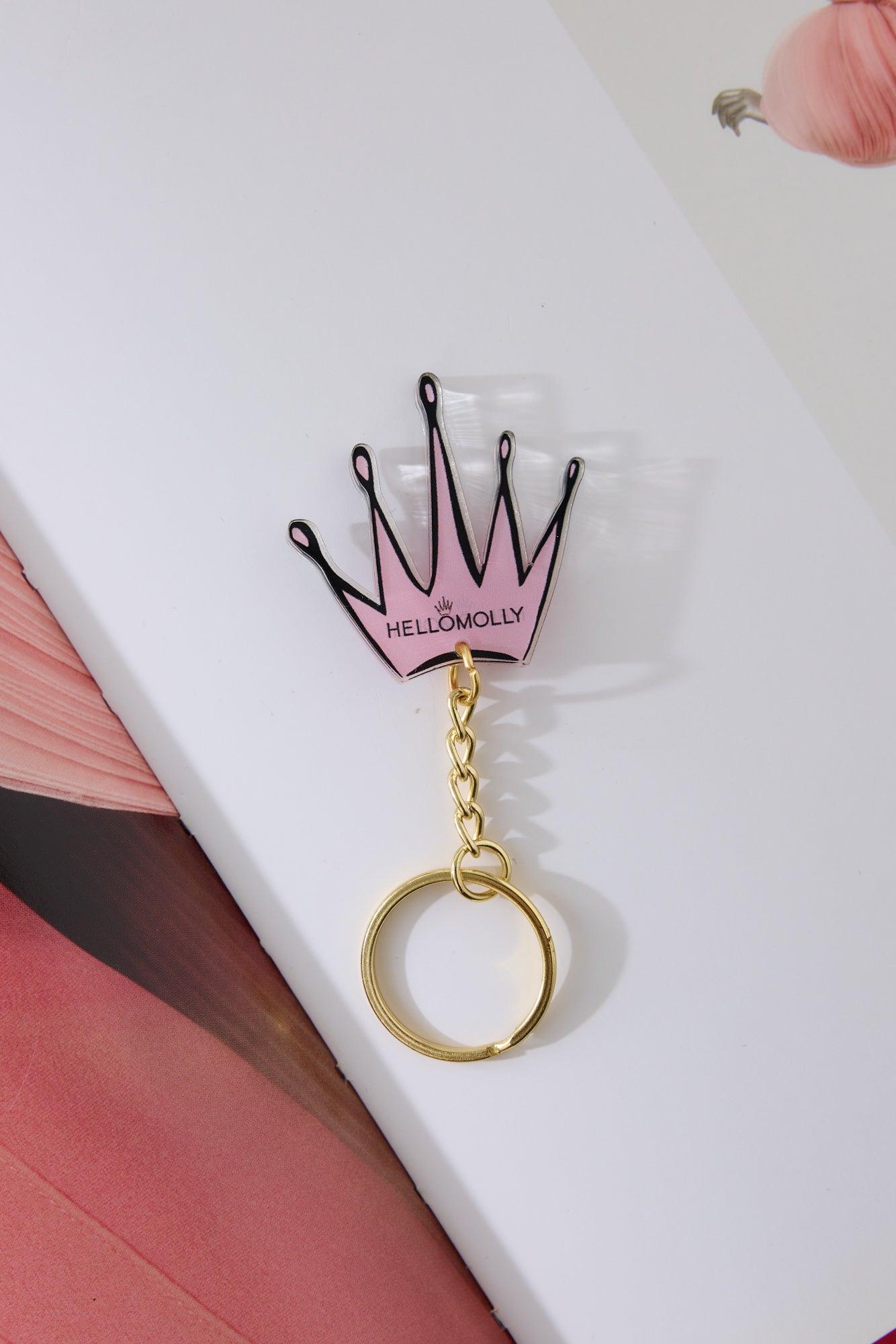 Crown Keyring Pink Product Image