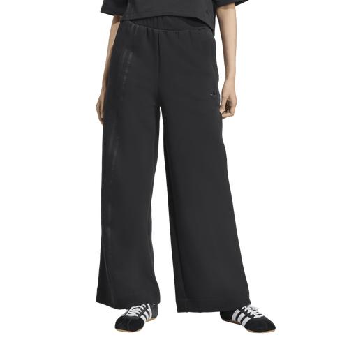 adidas Womens adidas Originals Off-Placed 3-Stripes Wide Pants - Womens Hi Res Blue Product Image