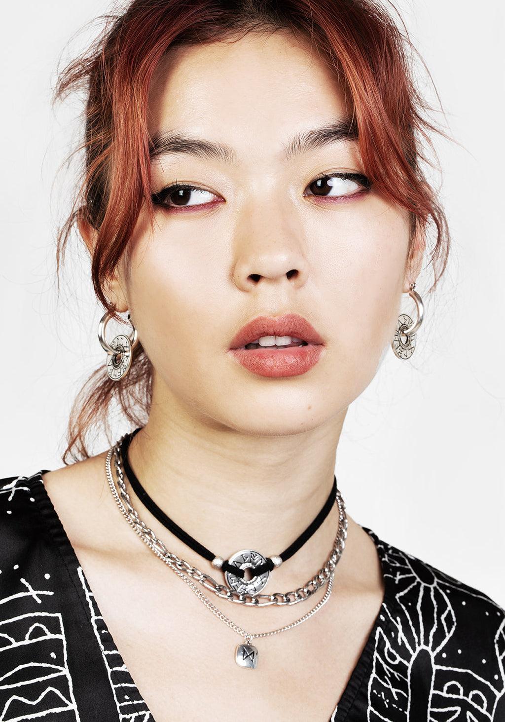 Runes Layered Necklace Product Image