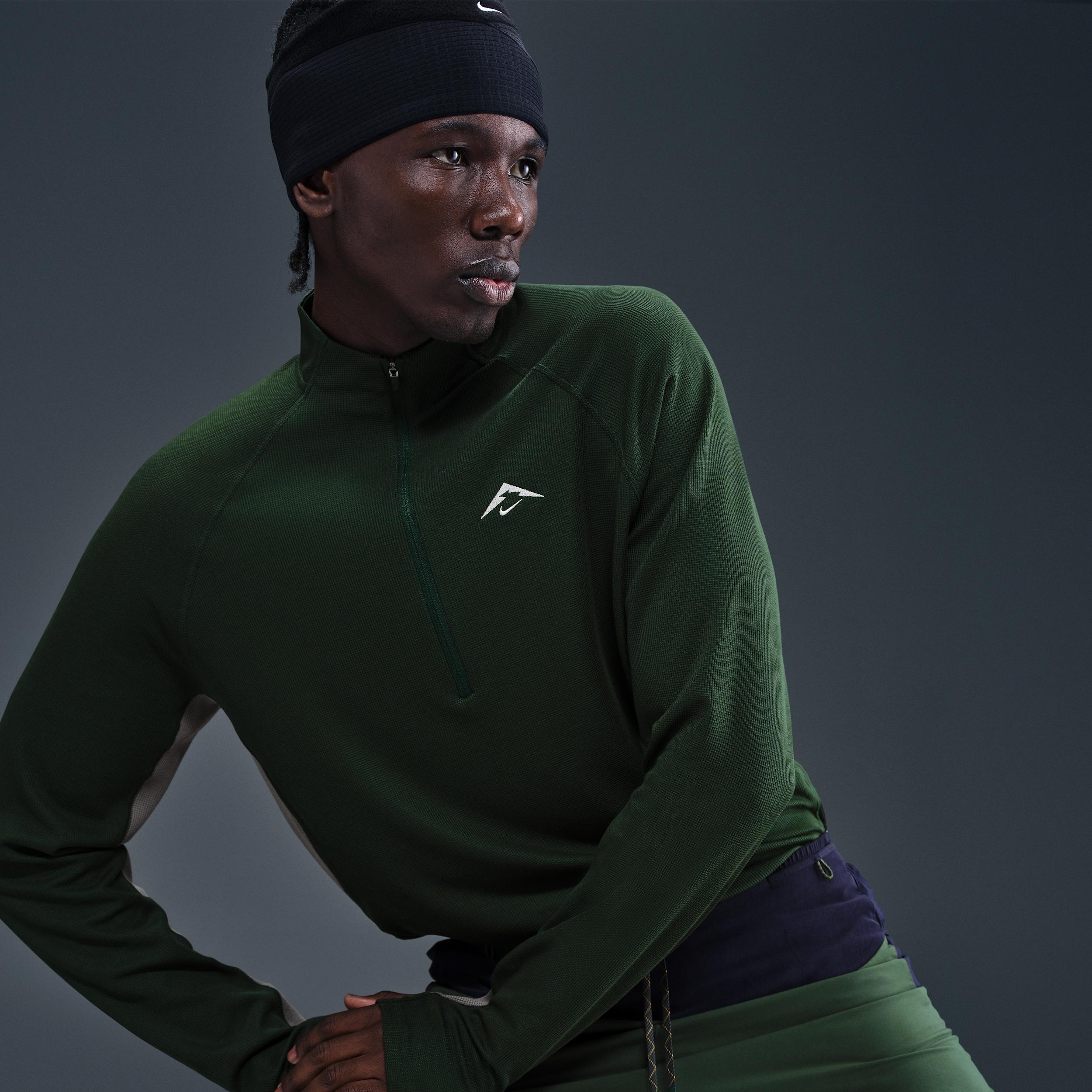 Nike Mens Trail Dri-FIT 1/2-Zip Mid Layer Top | FV9994-323 Product Image