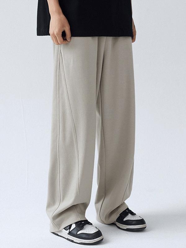 Men's Paneled Loose Casual Pants Product Image